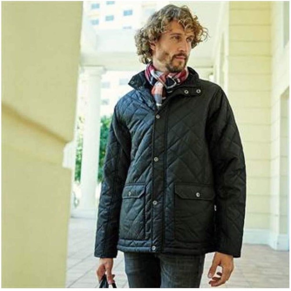 Timeout Men's Navy blue Quilted style Military Jacket size M